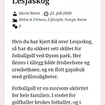Bovervegen 19 Nr 9 * Bjorli